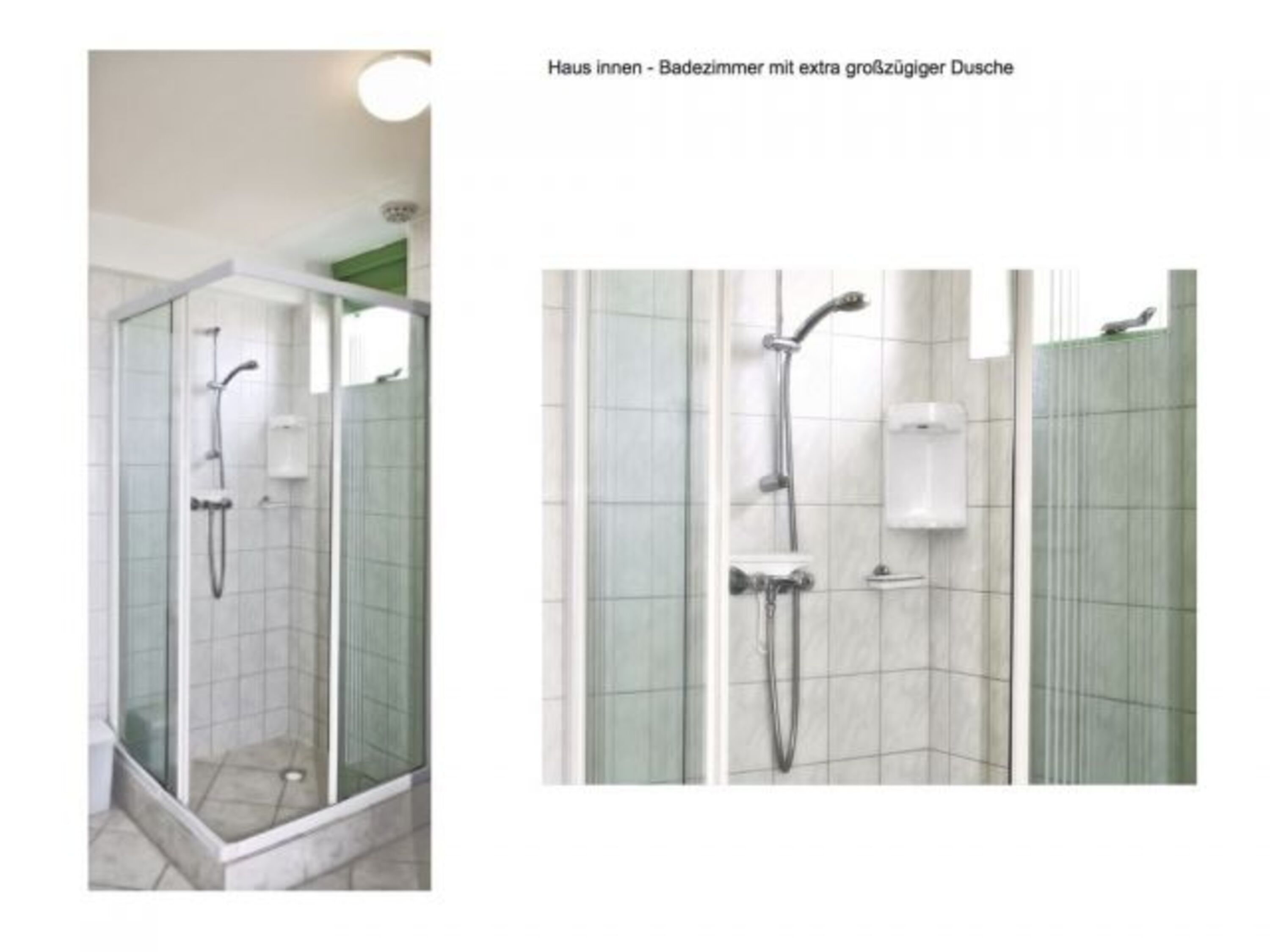 Bad mit extra großer Dusche