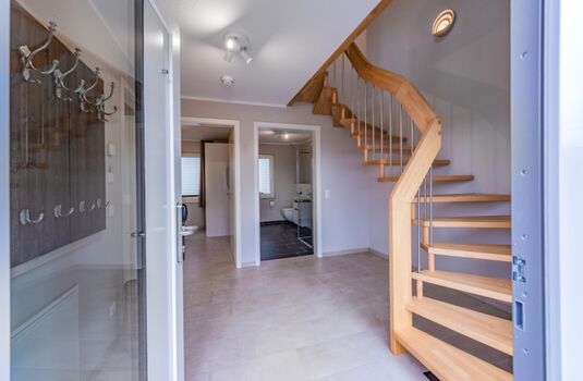 Eingang in die Maisonette Wohnung 