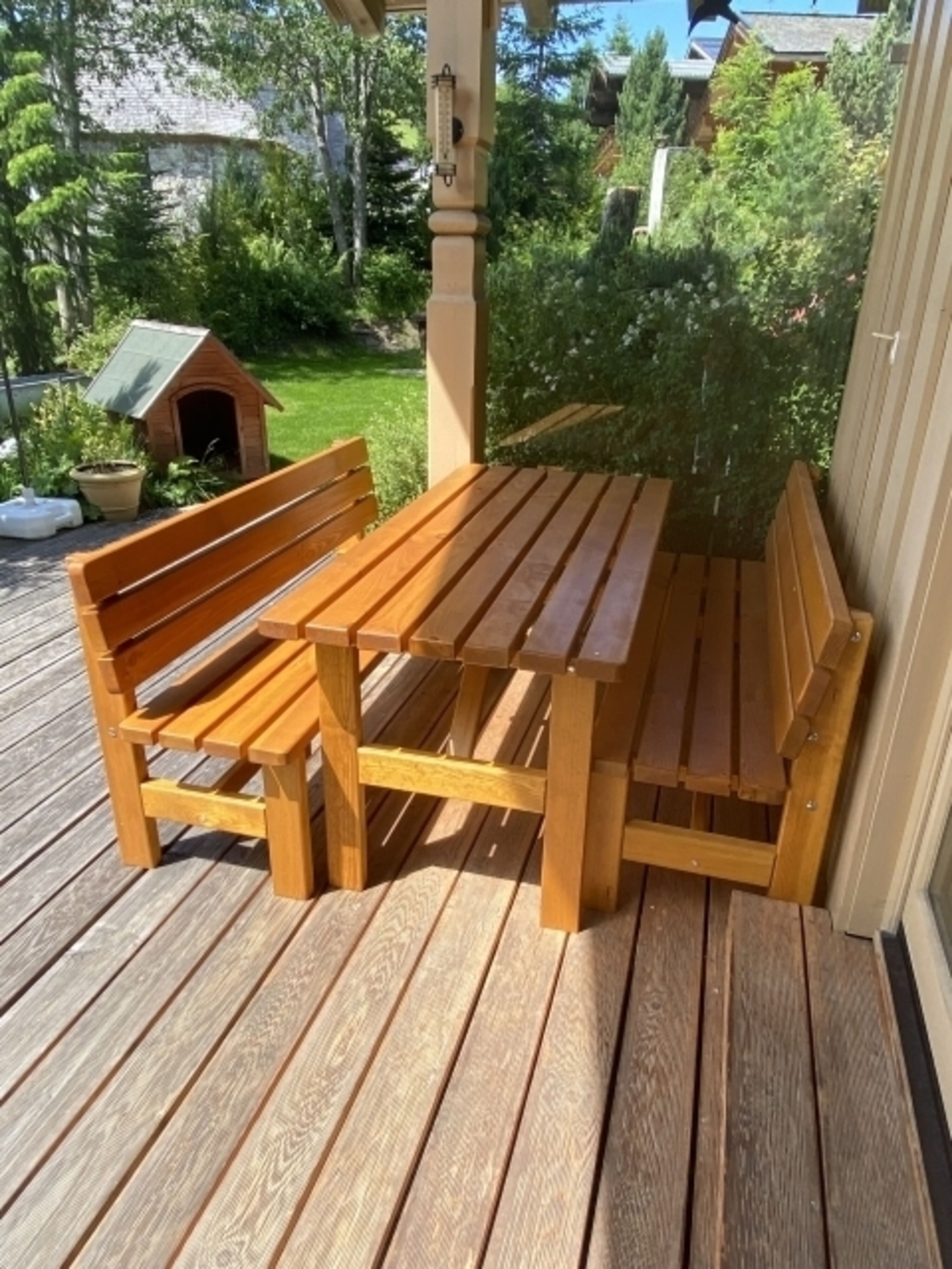 Terrasse im Sommer