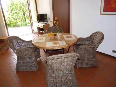 Der gemütliche Essplatz zum Verweilen