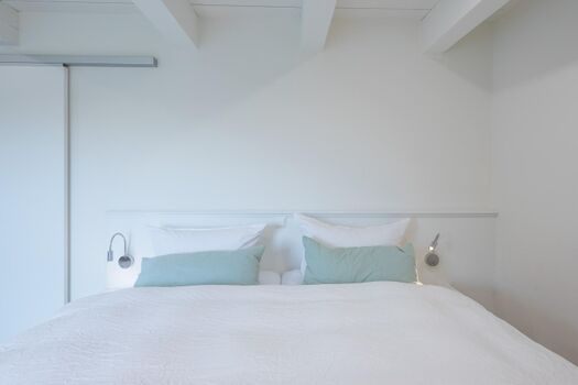 Reethus Steuerbord -  Schlafzimmer mit Doppelbett im EG