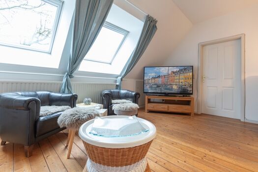 Juwel am Deich - gemütliche Sitzecke mit TV im OG