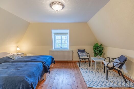 Freesenhuus Althorsbüll - Schlafzimmer im OG mit 2 Einzelbetten ( 90x200 )