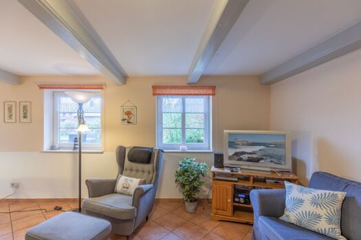 Freesenhuus Althorsbüll - Großer LCD Fernseher mit DVD Player und Stereo Anlage