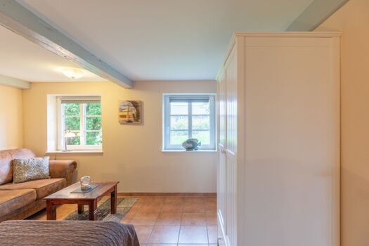 Freesenhuus Althorsbüll - Schlafzimmer mit zwei Einzelbetten