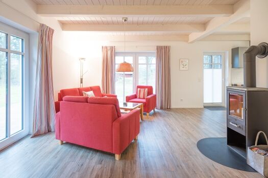 In de Bargen - Gemütliche Sitzecke mit Kaminofen 