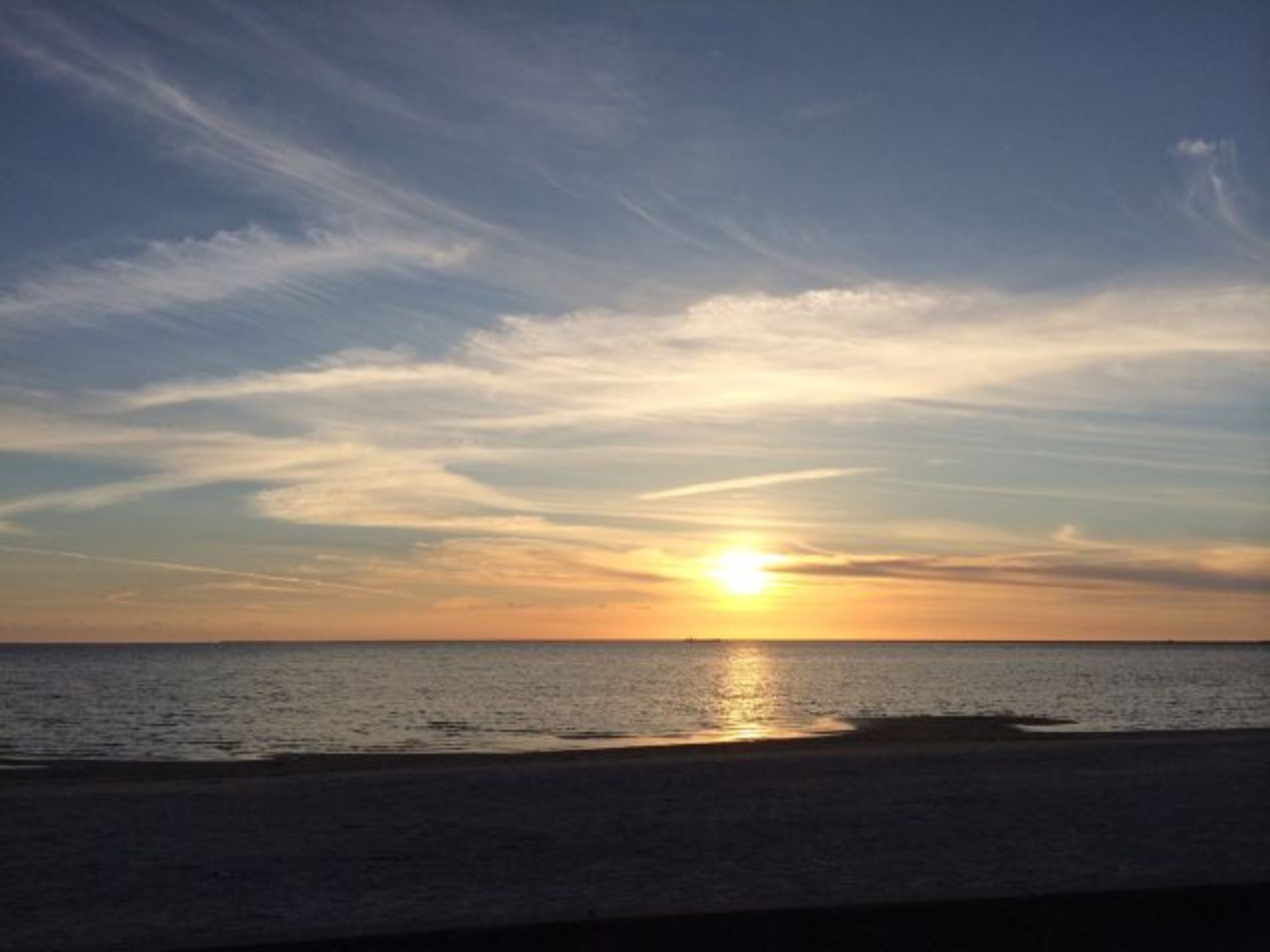 Sonnenuntergang am IJsselmeer