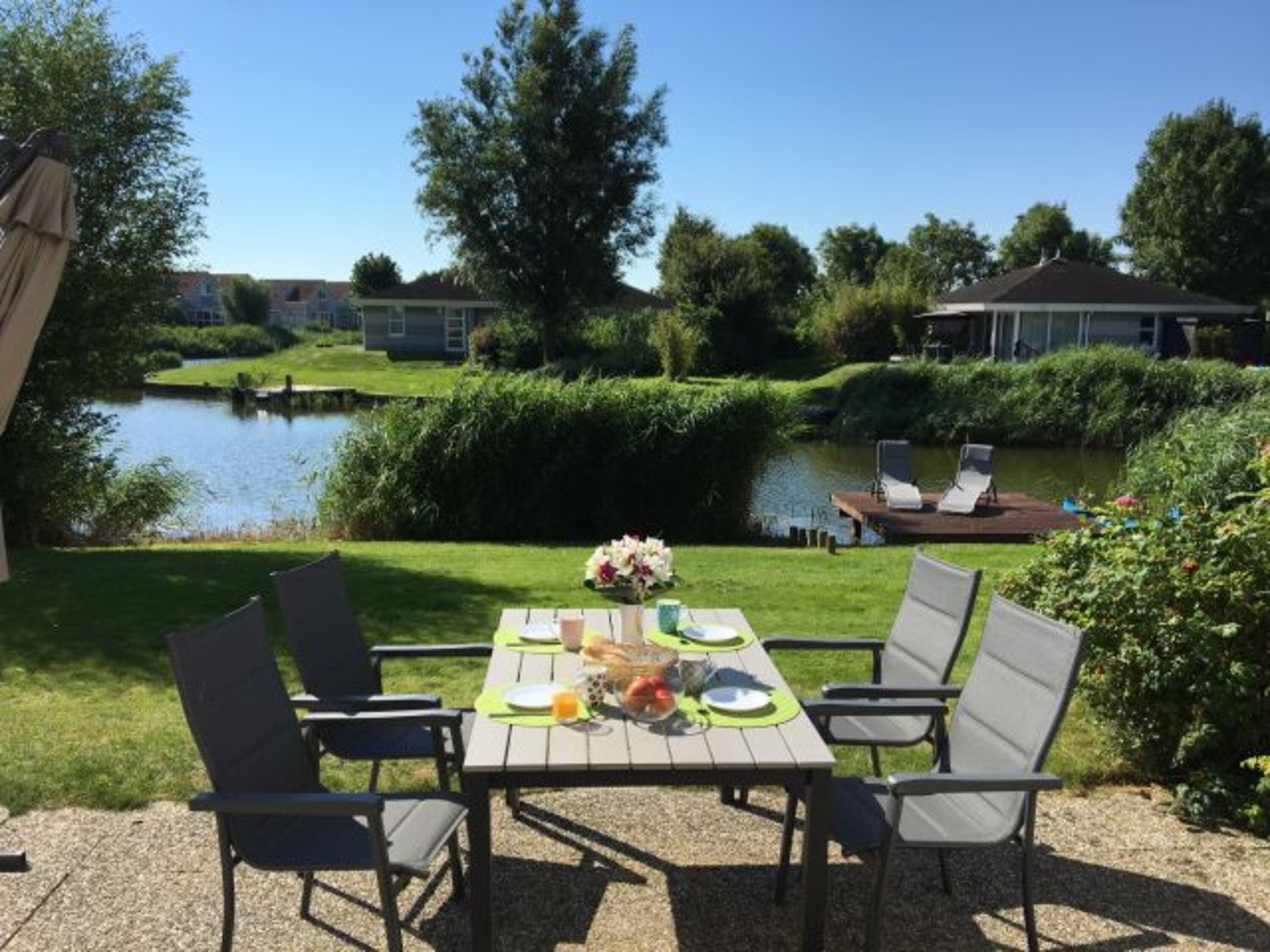 Terassenblick Bootssteg 
