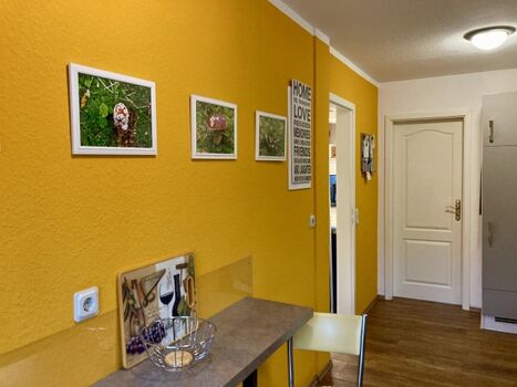 Kleine Snackbar in der Küche