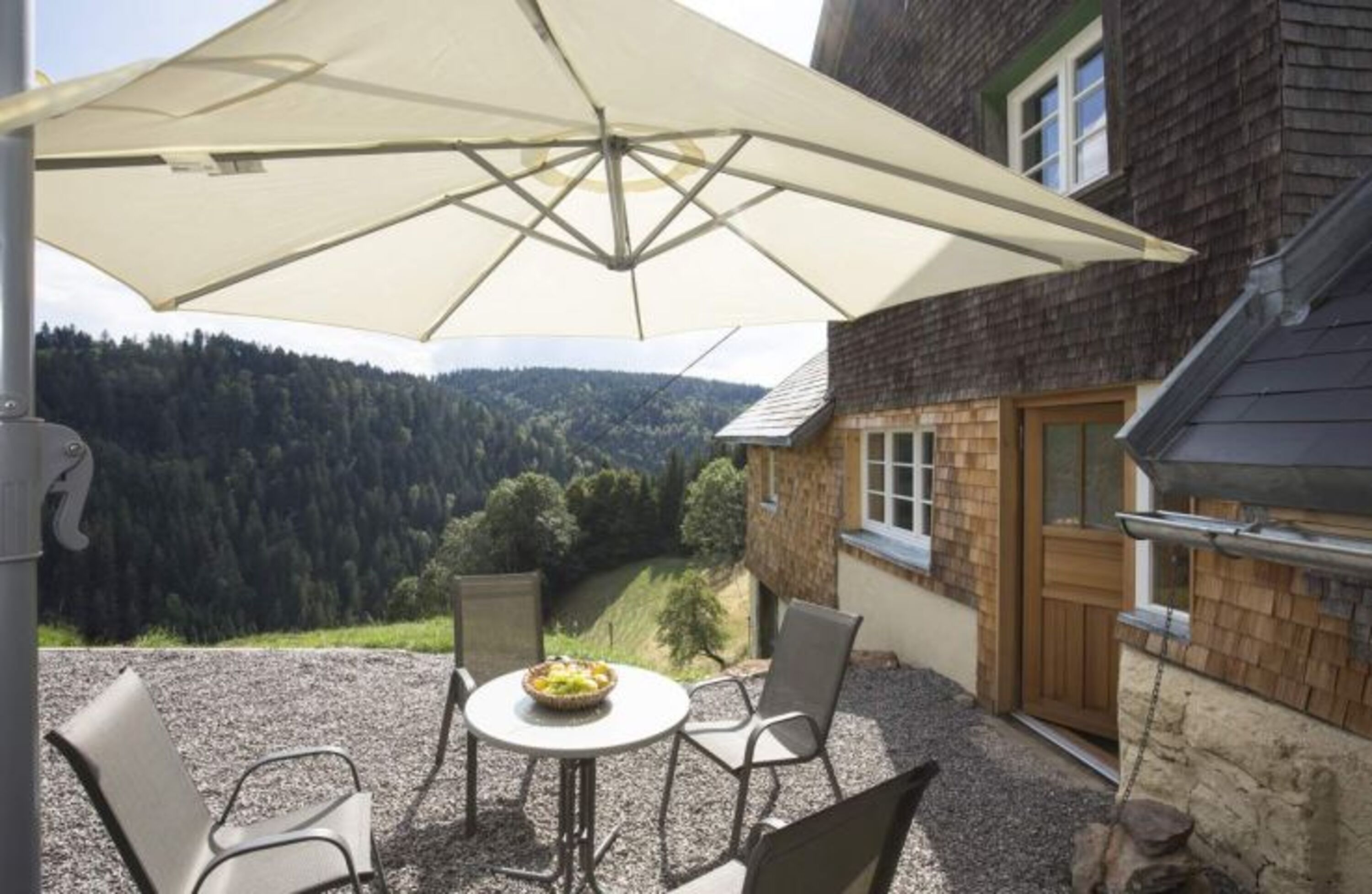 Terrasse mit fantastischem Schwarzwaldblick