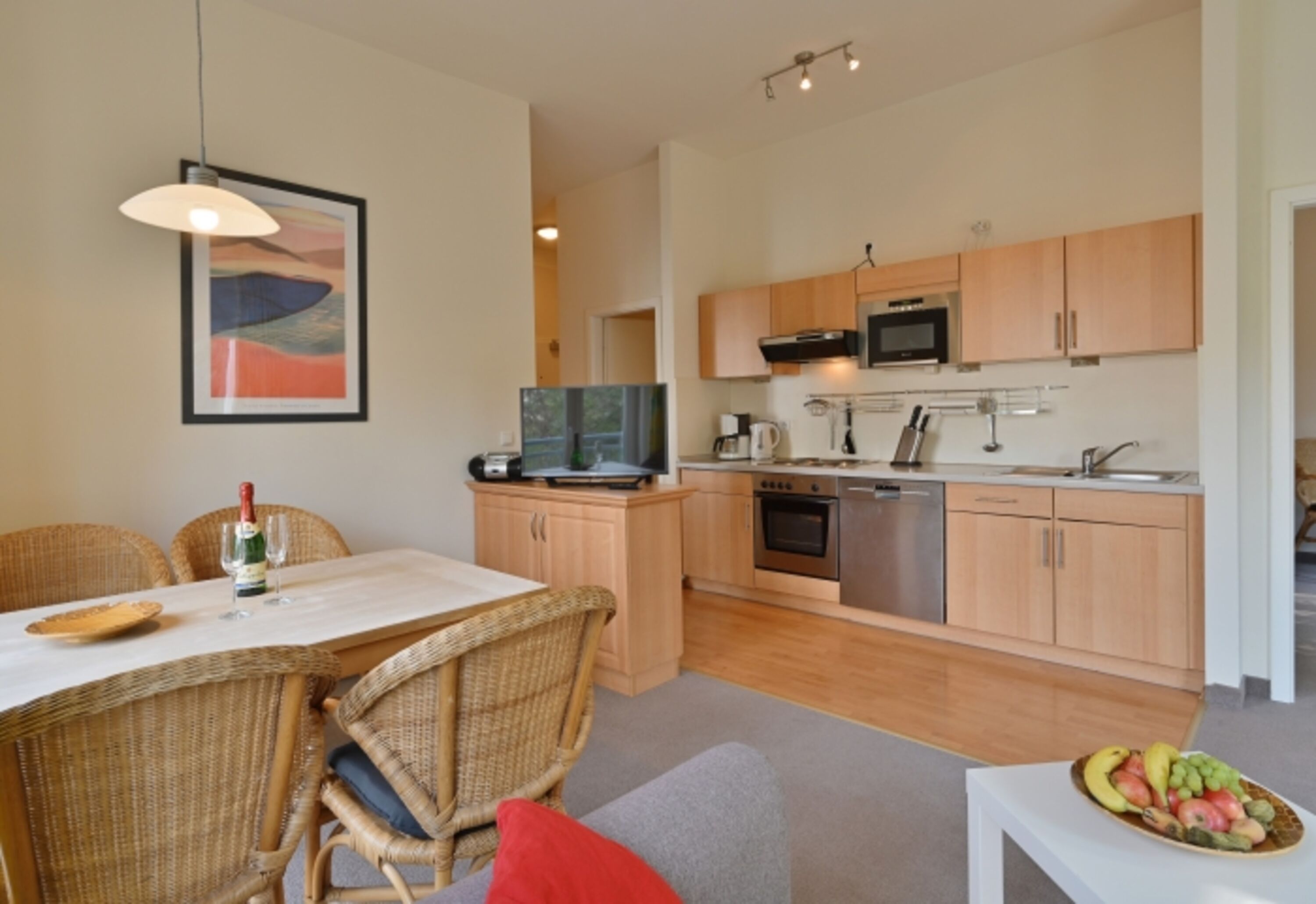 Küche Ferienwohnung 4 mit Hund Villa Celia