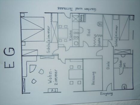 Grundriss der Wohnung