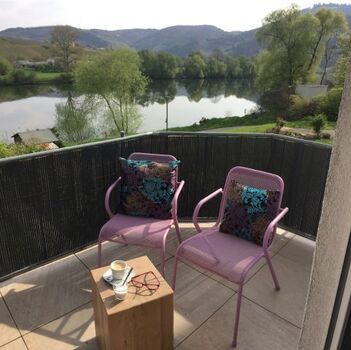 Balkon in der Morgensonne