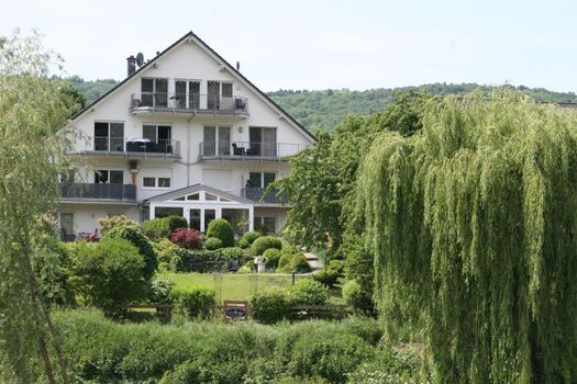 Ferienhaus vom Schiff aus fotografiert