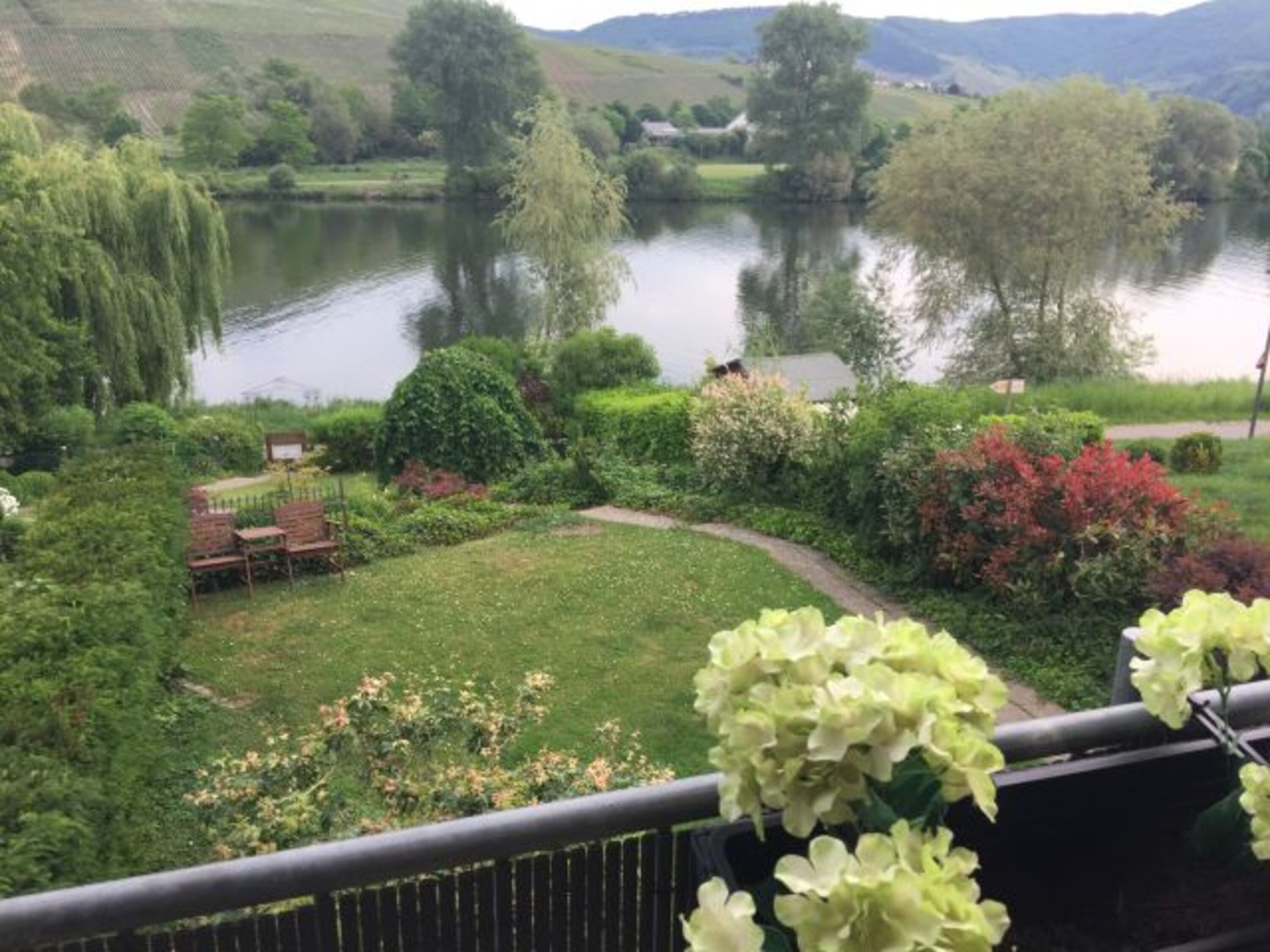 Moselblick vom Balkon