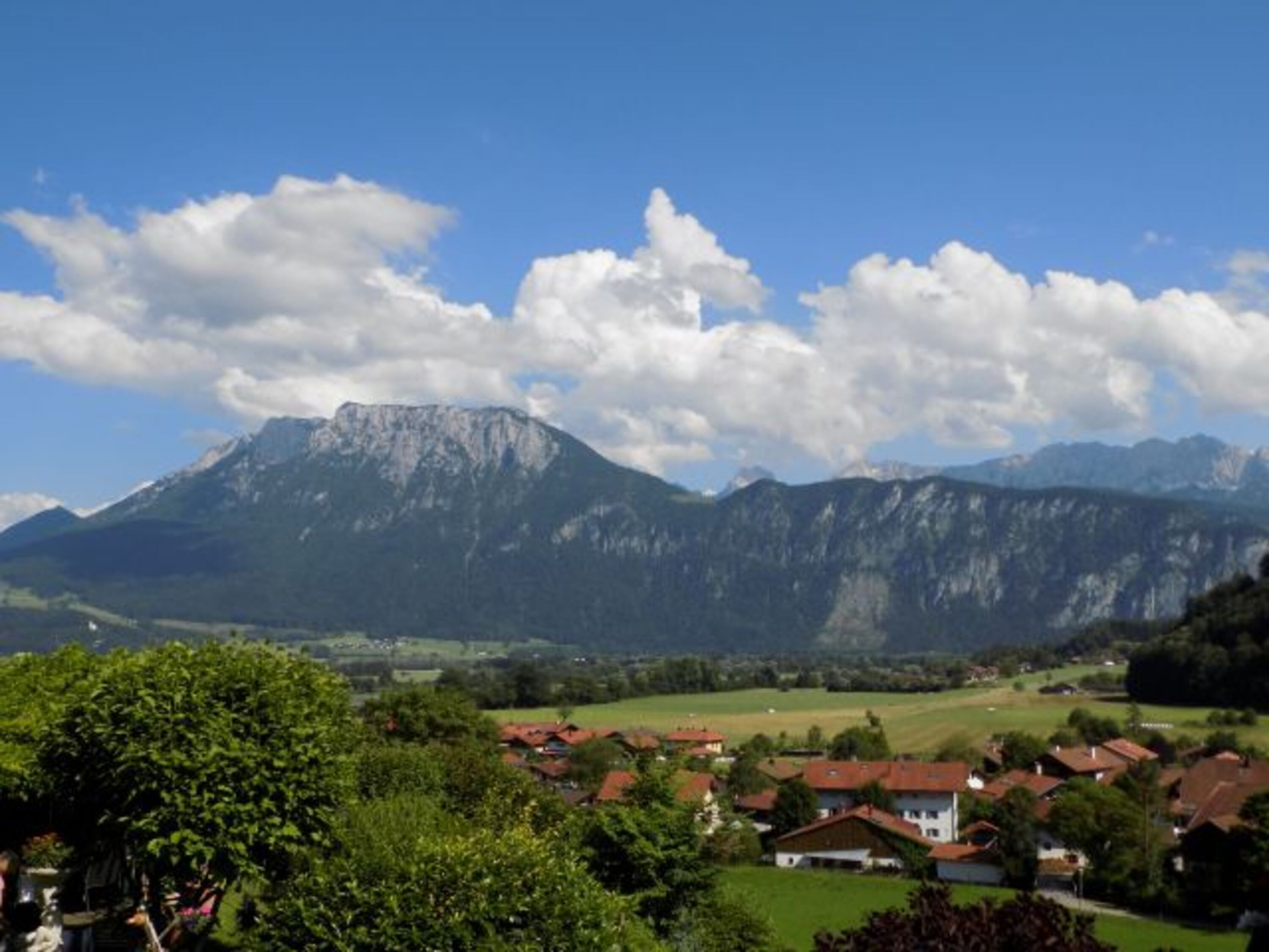 Blick auf Kaisergebirge