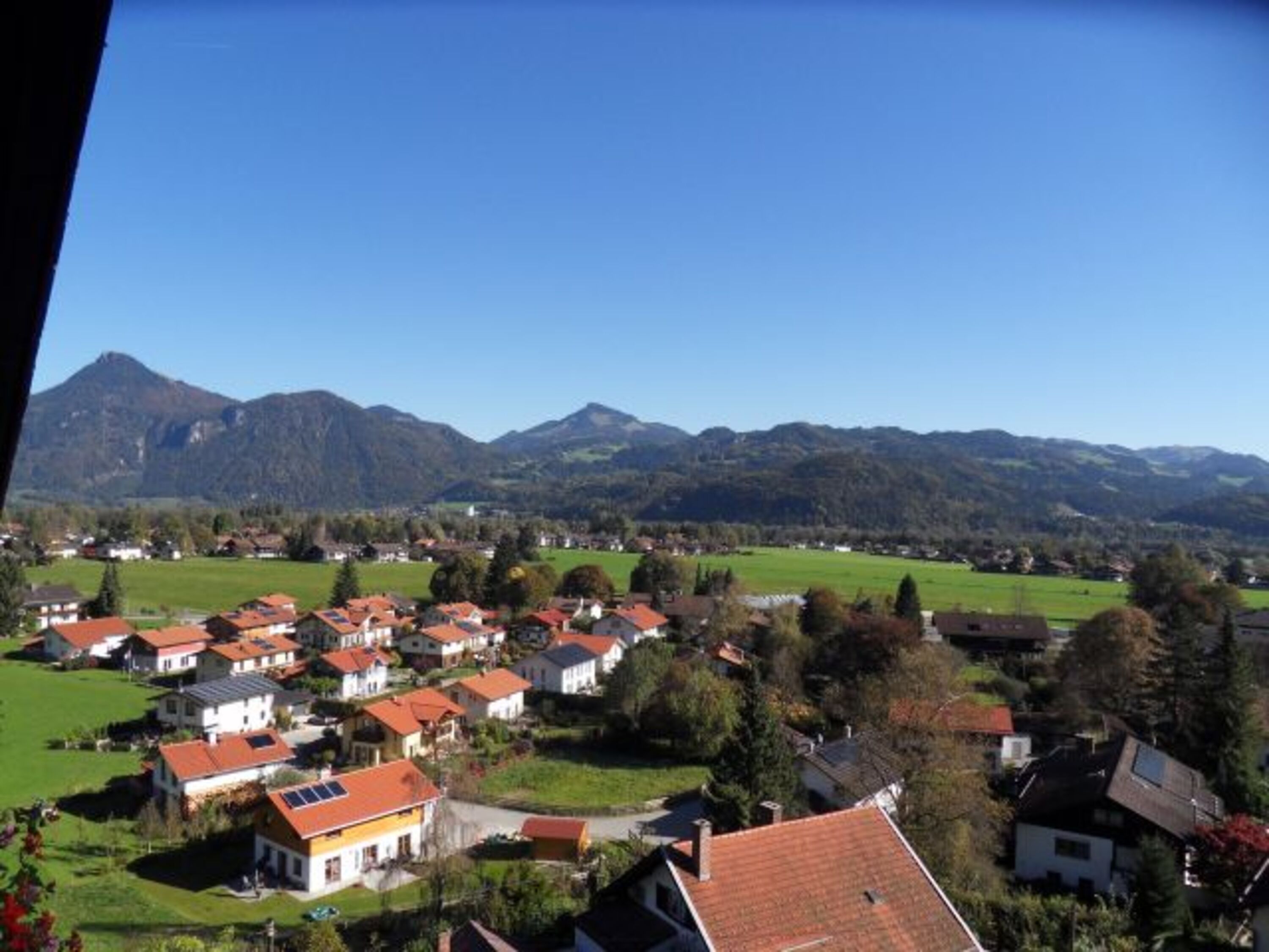Blick vom Haus