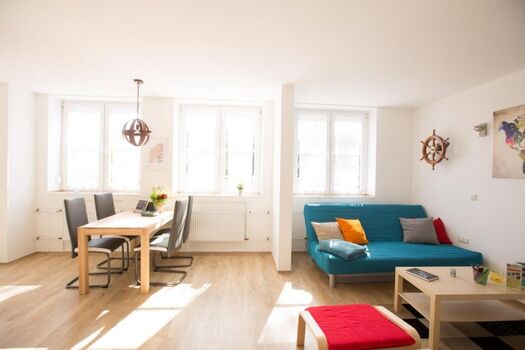 Wohnbereich mit Schlafsofa