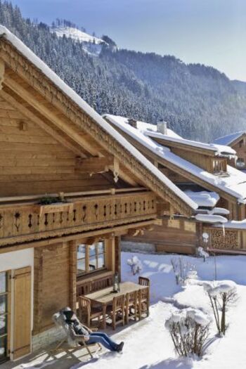 Chalet im Winter
