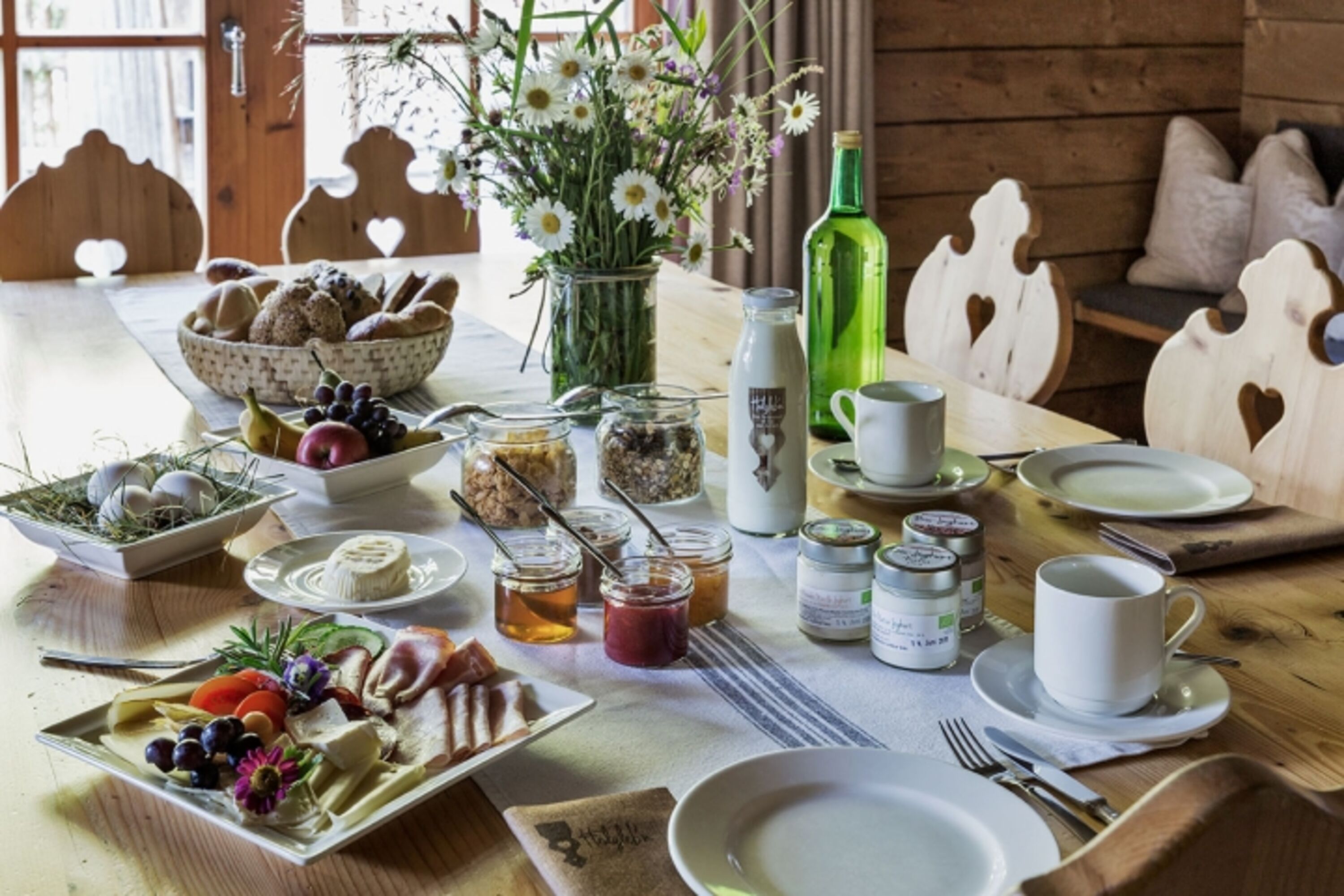 Frühstück im Chalet