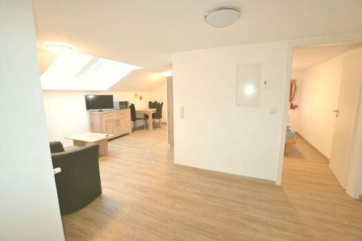 Wohnküche vom Eingangsbereich aus