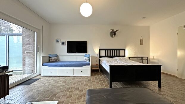 Doppelbett und Zusatzbett in der SeeKiste