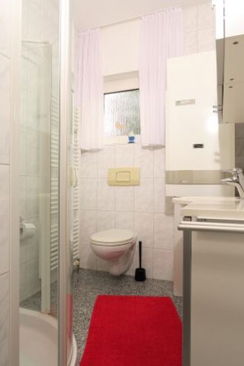 Duschbad Ferienwohnung SeeKiste Dangast