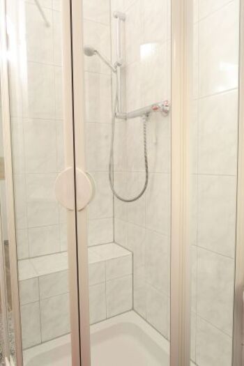 Dusche Ferienwohnung SeeKiste Dangast