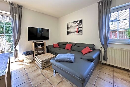 Wohnzimmer Haus Nordseeblick Dangast