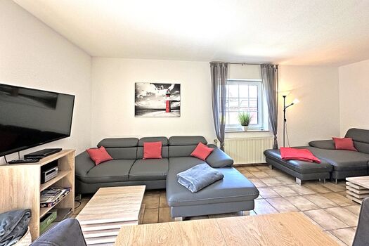 Wohnzimmer Haus Nordseeblick Dangast