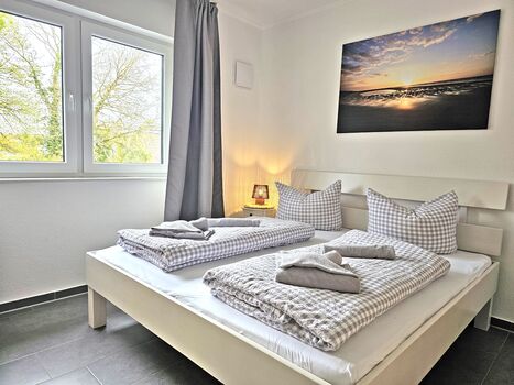 Schlafzimmer 1 Penthousewohnung Heimathafen