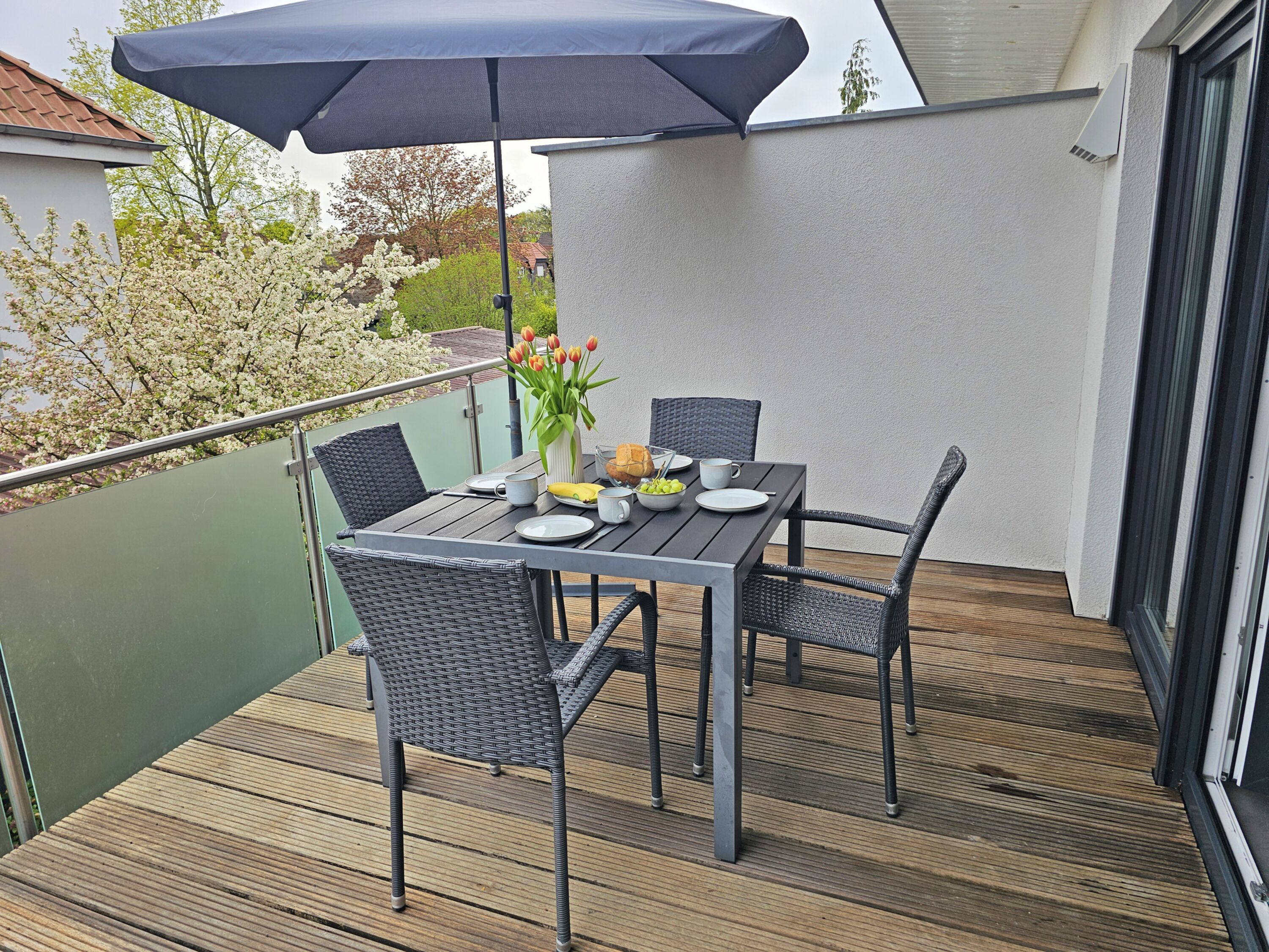 Balkon Penthousewohnung Heimathafen