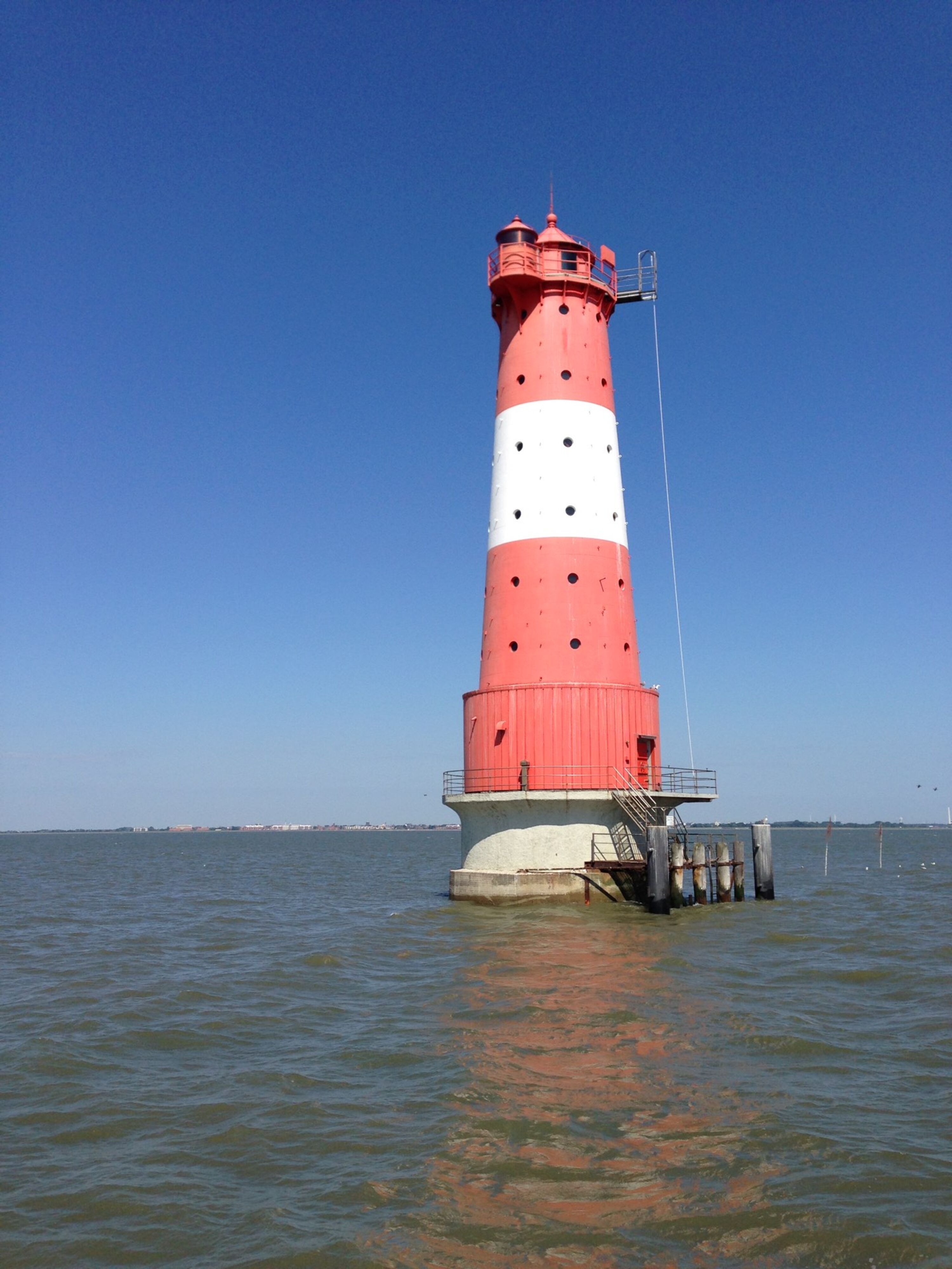 Leuchtturm Arngast auf dem Jadebusen