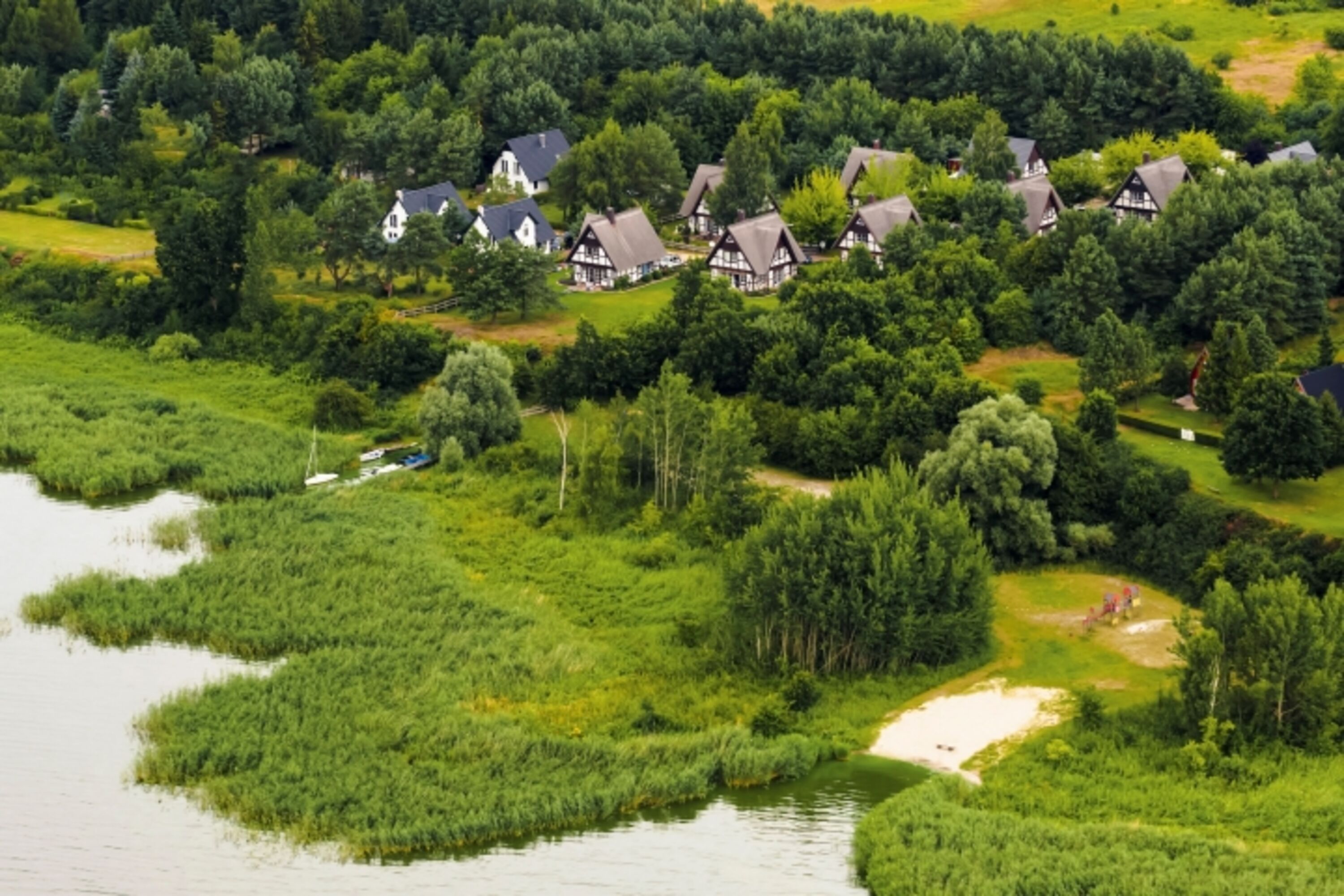Fischerhaus Quilitz - Luftaufnahme 