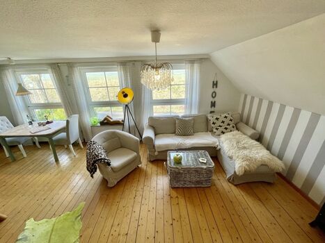 Blick in den Wohnraum 