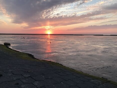 Sonnenuntergang am Meer 