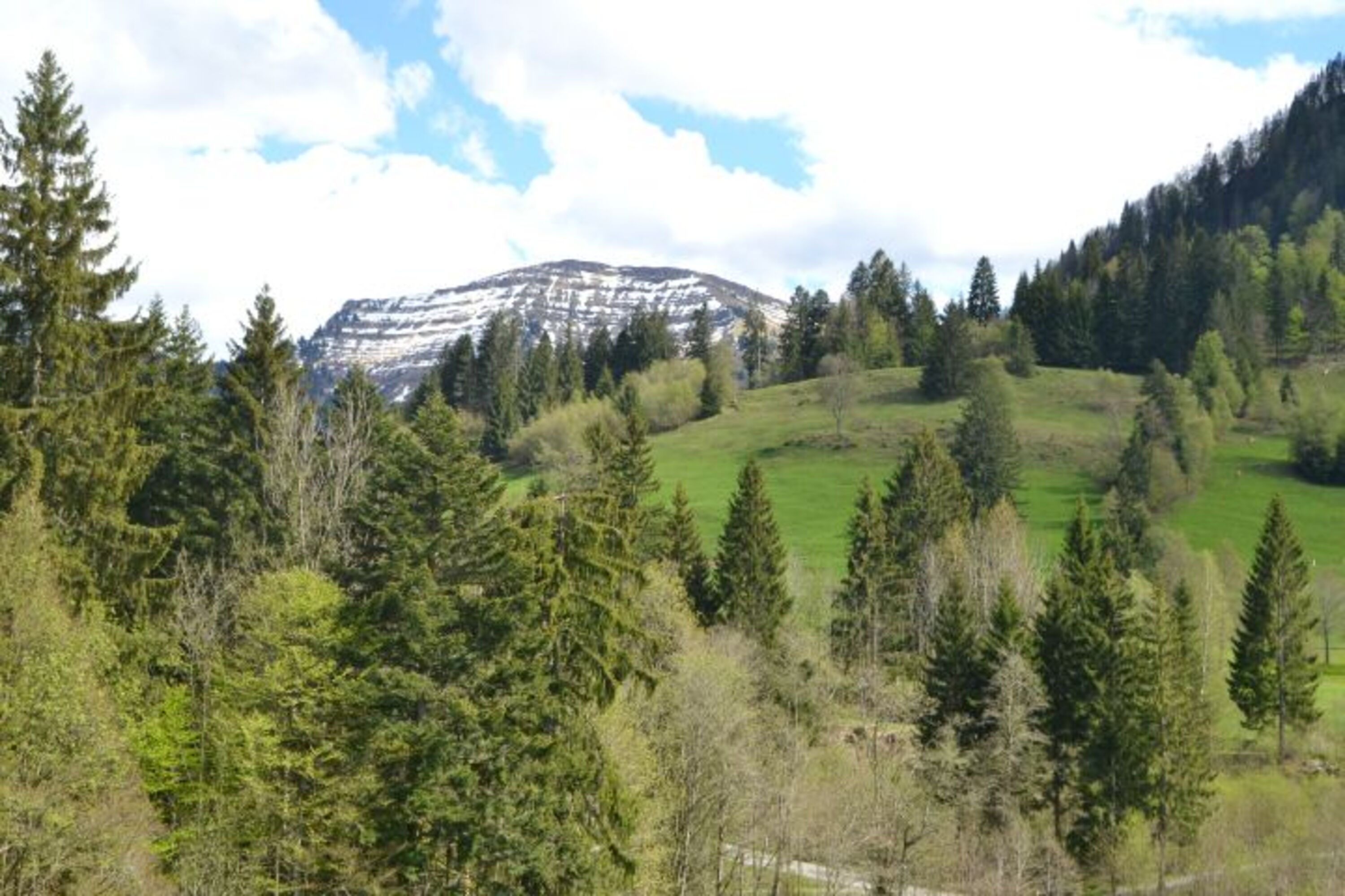 Blick von den Balkonen und Terrassen