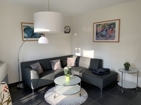 Blick in das Wohnzimmer