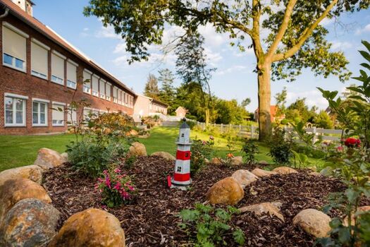 eingezäunter Garten