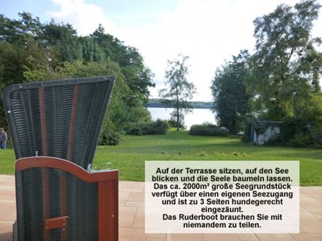 Der Logenplatz auf der Terrasse ...