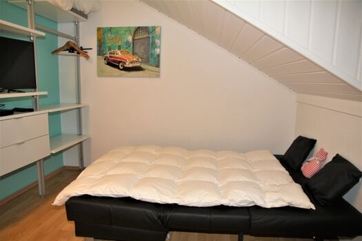 Schlaf-Bereich im Gästezimmer