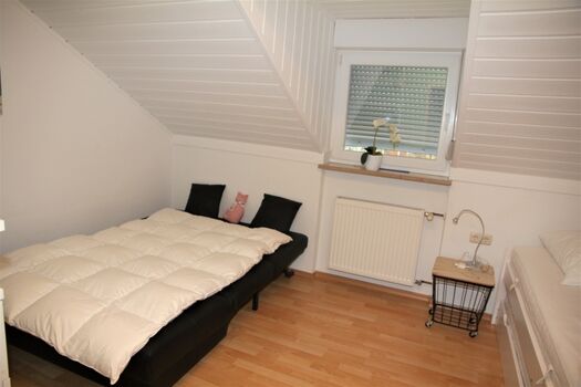 Schlaf-Bereich im Gästezimmer