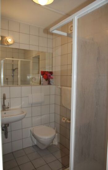 Dusche mit WC