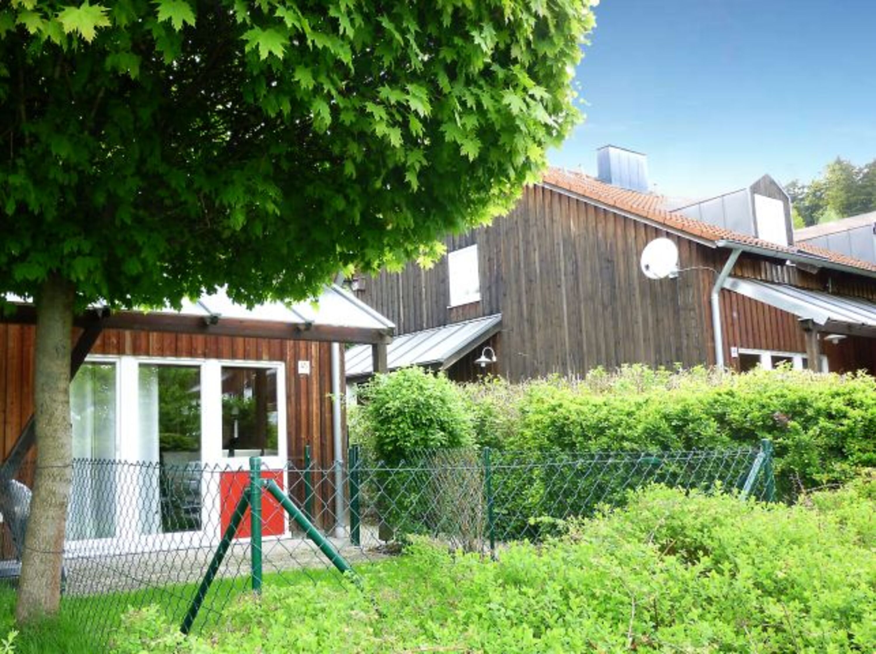 eingezäunter Garten