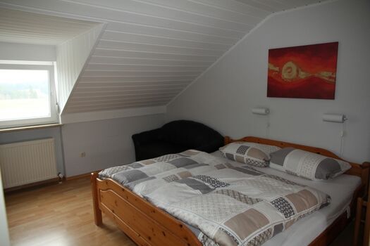 Schlafbereich aufgehellt