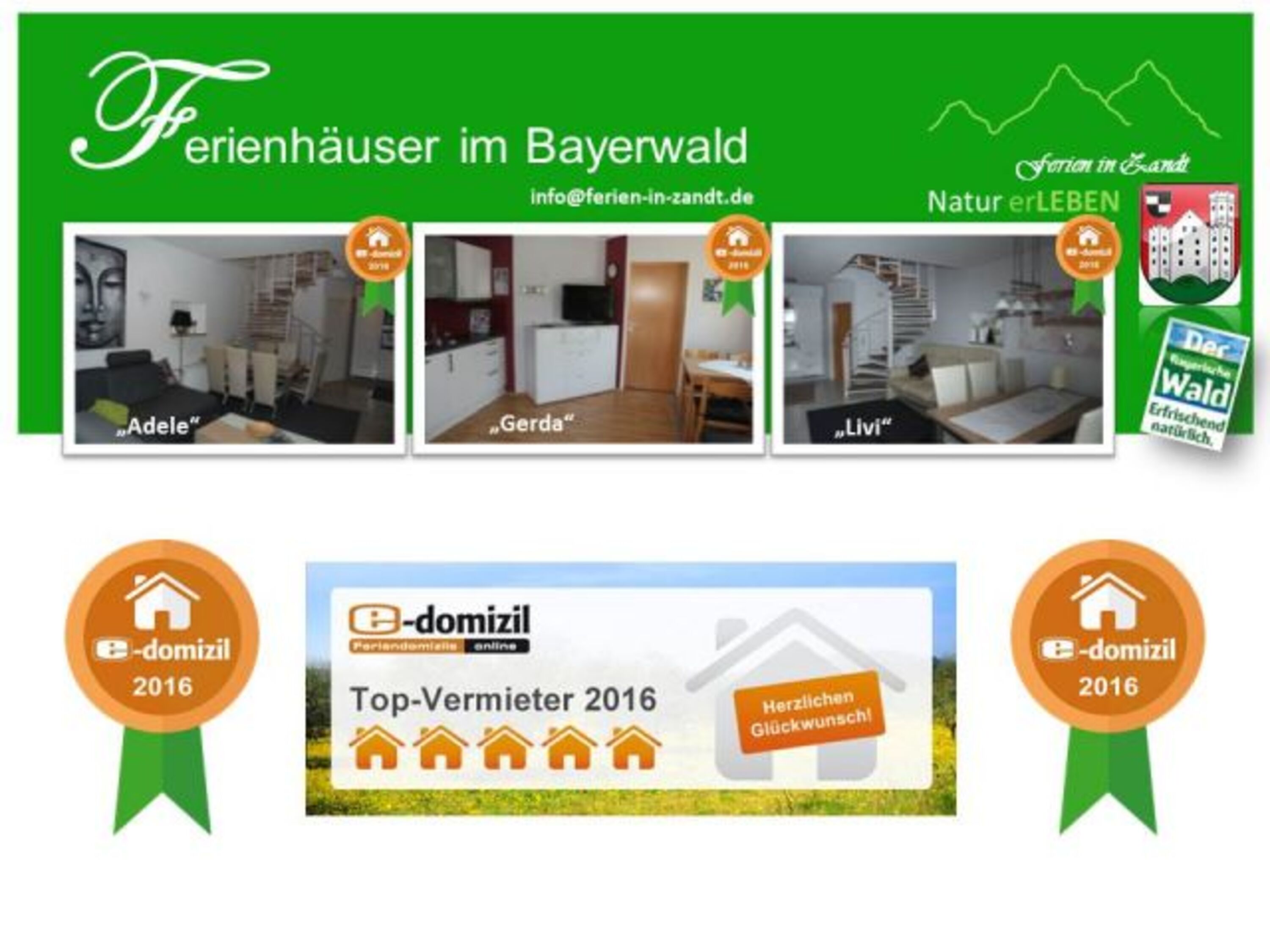 Unsere Unterkünfte