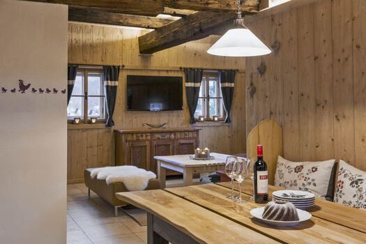 Bauernhaus Essbereich