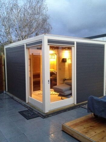 Die Gartensauna für entspannende Stunden