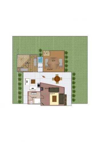 Grundriss Terrassenbereich