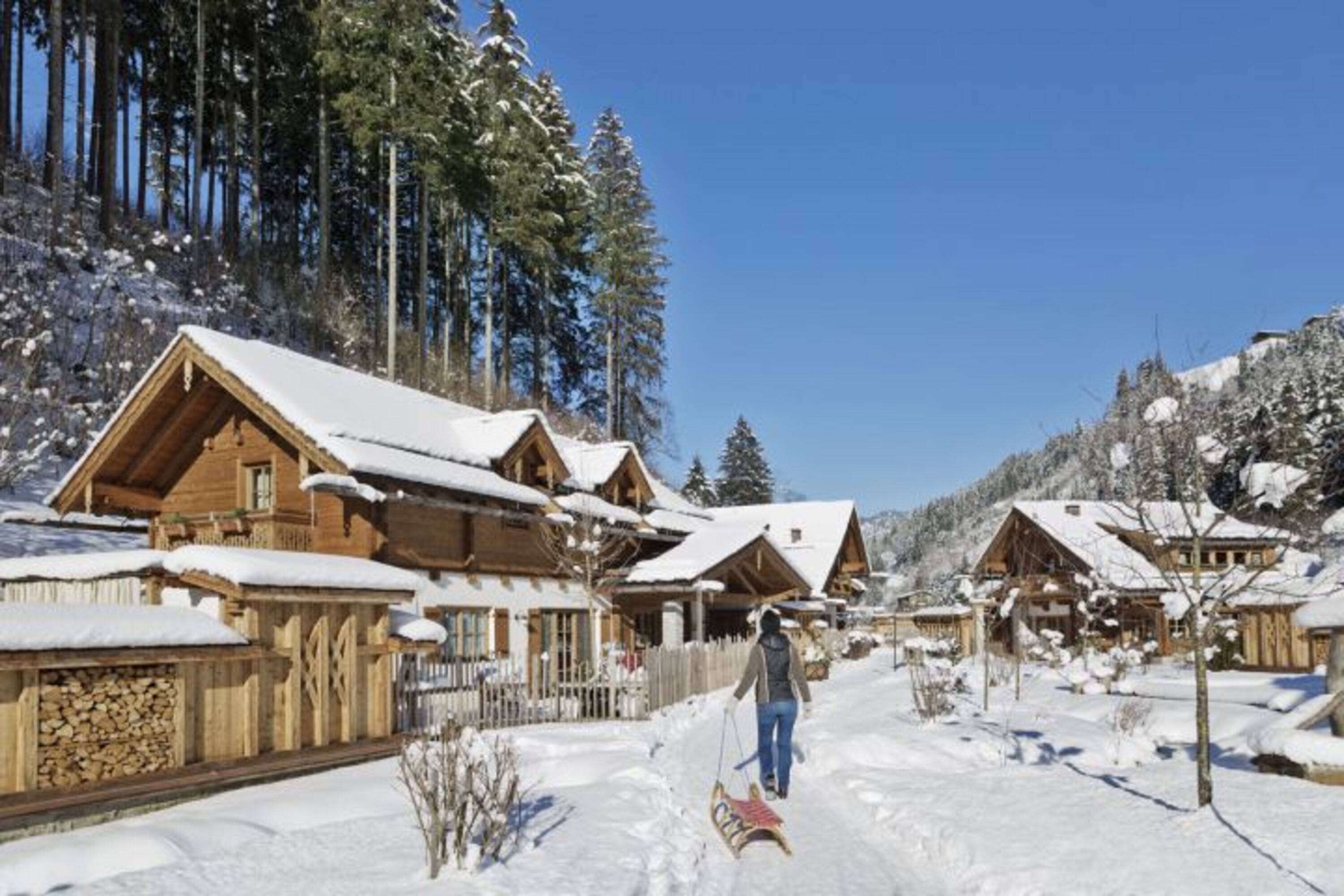 Feriendorf Holzleb'n im Winter
